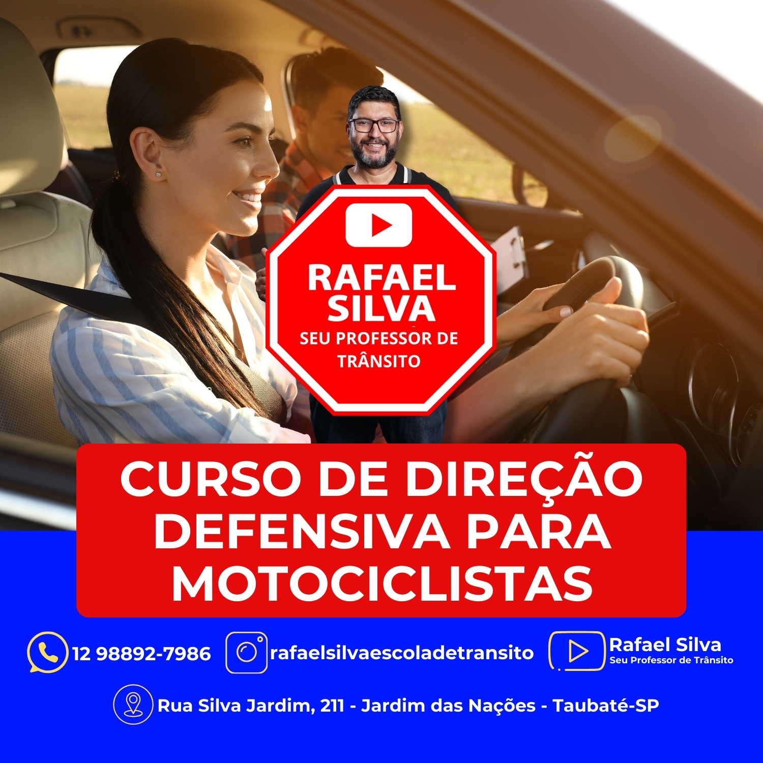 CURSO DE DIREÇÃO DEFENSIVA PARA MOTOCICLISTAS